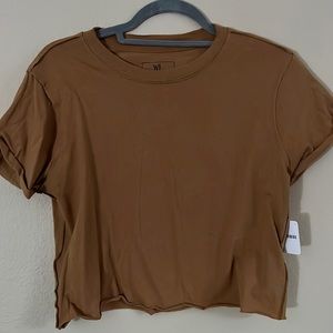 Free People Cropped Tee NWT